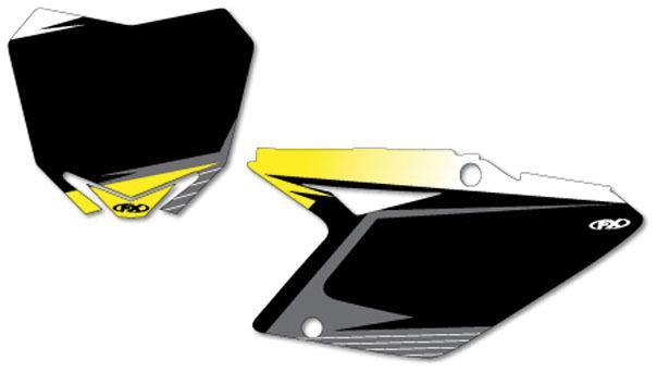 Factory effex graphic #plate background black suzuki rm-z450