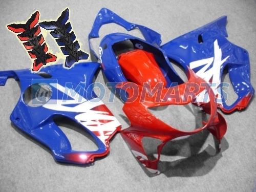 Free tank pad! injection fairing kit bodywork for honda cbr600 f4 1999 2000 af