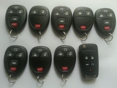 Lot of 9 gm remotes 2014