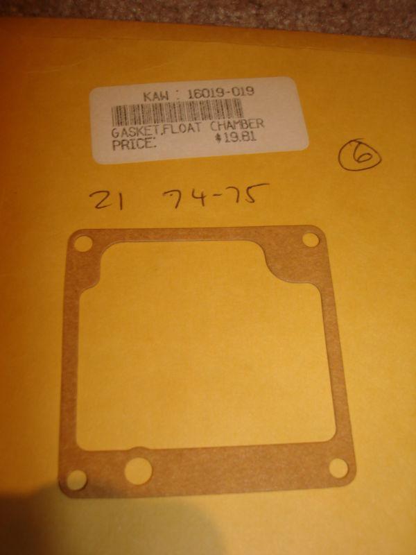 Kawasaki float chamber gasket z1 74-75 16019-019