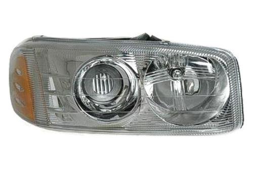 Replace gm2503214v - 02-06 gmc sierra denali front rh headlight assembly