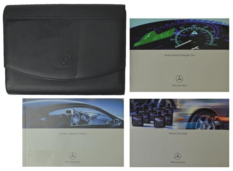 2003 mercedes benz clk class clk 320 clk 500 owners operators manual books case