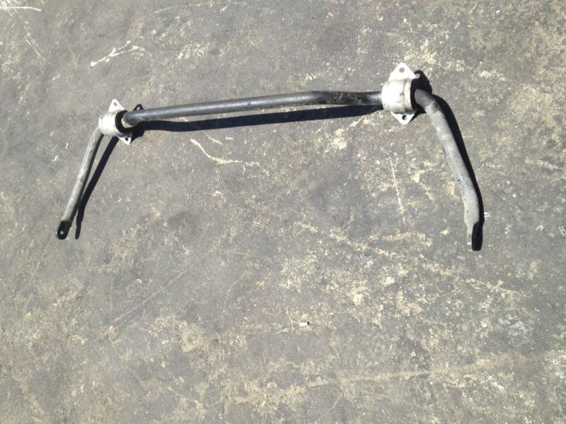 Bmw e46 m3 oem (01-06) 120k front sway bar stabilizer  with brackets  intact!