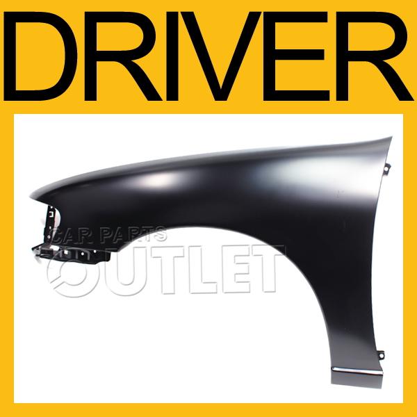 1998 1999 altima driver side front fender primered black steel gxe se gle left