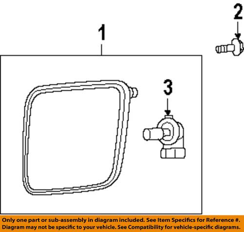 Mazda oem zzc051680 fog light-fog lamp assembly