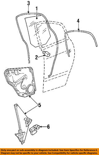 Volkswagen oem 3b9839461a window regulator