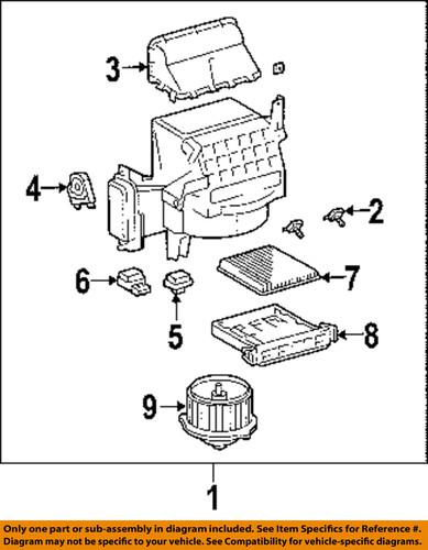 Toyota oem 8713808070 hvac blower motor resistor