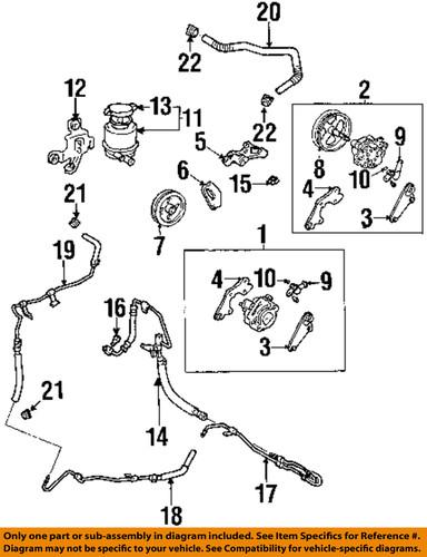 Toyota oem 4432033140 steering pump/power steering pump