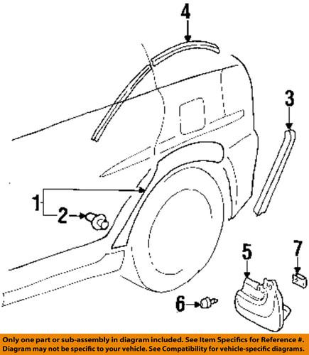 Toyota oem 6178552010 exterior-pad