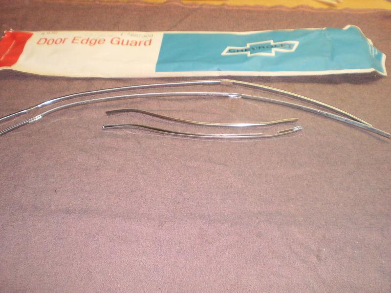 Chevrolet 68 fullsize 4 door door edge guard package orig. gm nos