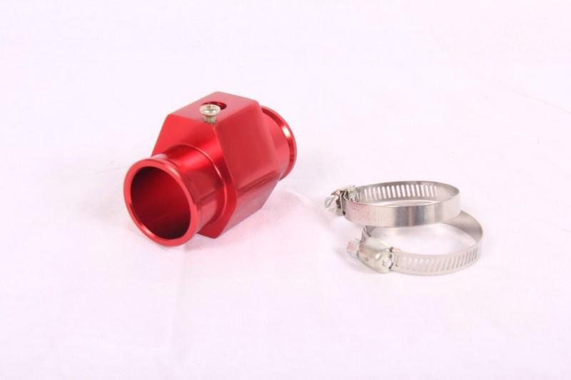 34 mm or1 5/16 inch aluminum water temperature temp sensor housing / holder red