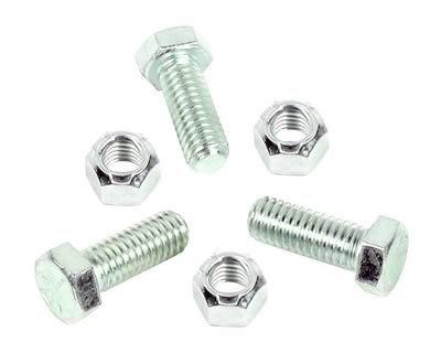 Mr. gasket 3413 bolt header collector 3/8"-16 x 1 in u.h.l. 3 bolts 3 nuts kit