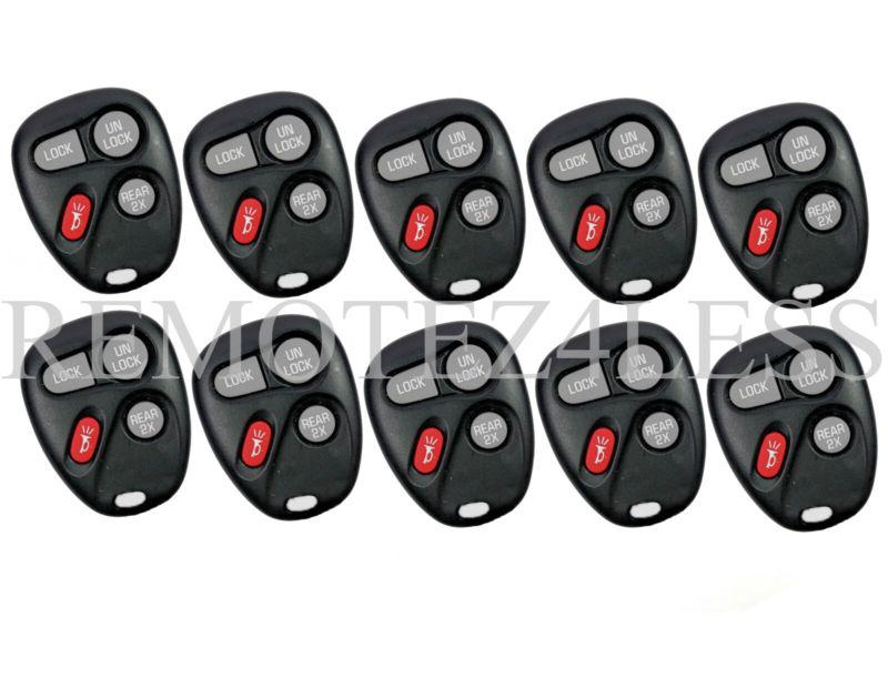 Lot of 10 brand new chevy keyless entry key remote fob transmitters remotes