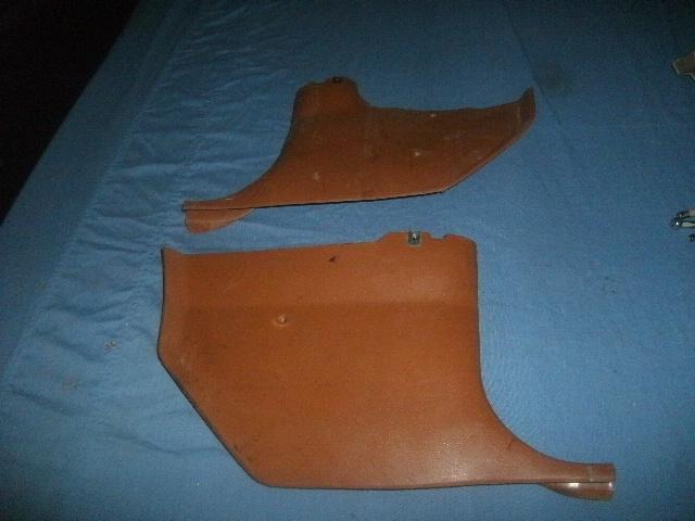 1976 77 78 79 80 volare aspen kick panels brown fair shape