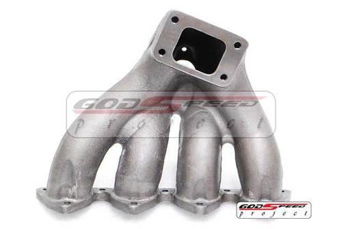 Civic crx ef eg ek d15 d16 dseries t3 top mount cast turbo exhaust manifold t4e