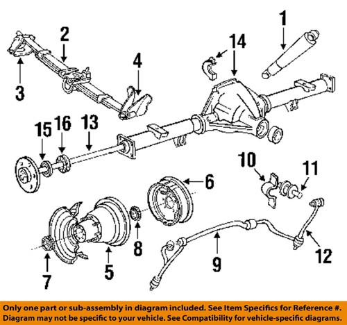 Ford oem e5tz5775d rear suspension-spring assembly front bracket