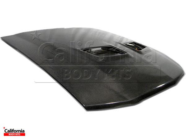 Cbk carbon fiber ford mustang cobra oem hood kit auto body (will only fit cobra