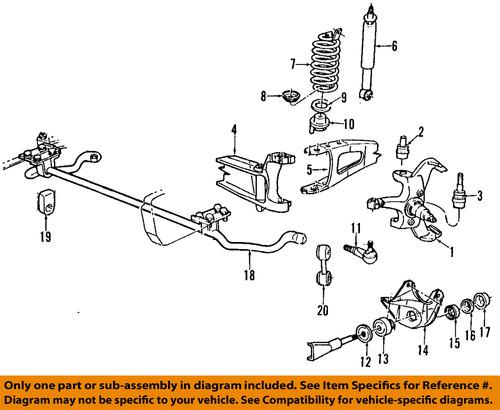 Ford oem 8c3z-3050-d ball joint, lower/suspension ball joint