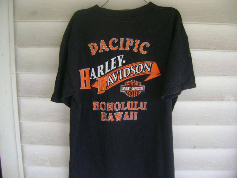 T-shirt h-d hawaii on back-xl trademark frt from ?2003   new 24 w 30 long