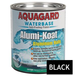 Brand new - aquagard ii alumi-koat anti-fouling waterbased - 1qt - black - 70001