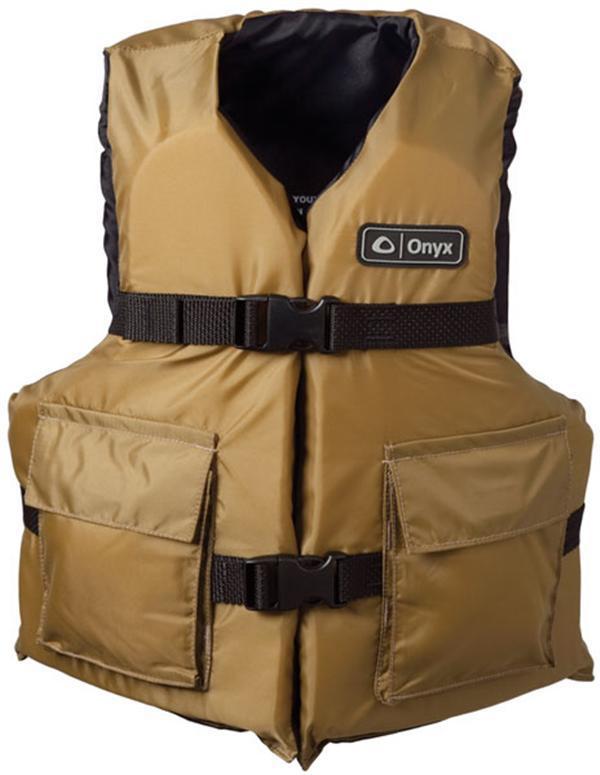 Full throttle l-3x universal sport vest spruce/tan 3880-0060