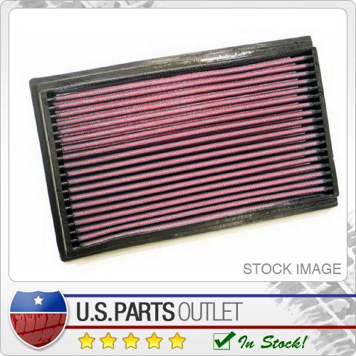 K&n 33-2500 shape: panel (flat) air filter  h-1 1/8 in.  l-6 in.  w-9 7/8 in.