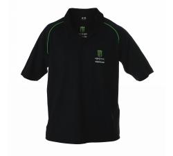 New monster energy kawasaki wicking polo mens small   k108-2250bksm