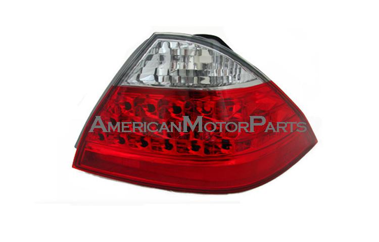 Passenger replacement outer red/clear led tail light 06-07 honda accord hybrid