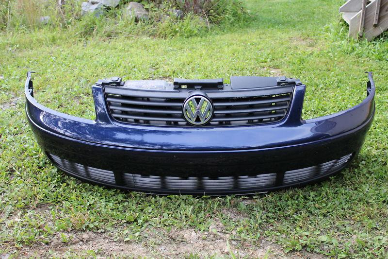 Oem blue front bumper cover from 2000 vw volkswagen passat gls glx 1.8t 