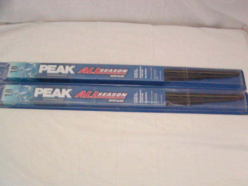 Two (2) 18" peak performance all season wiper blade asv181 free shipping