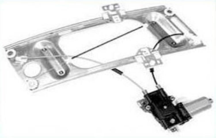 Left driver side replacement front power window regulator 99-05 pontiac grand am