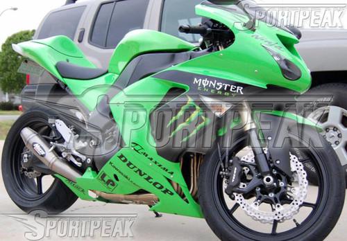 For kawasaki ninja zx-10r zx 10r 06 07 abs body kit green f71c23