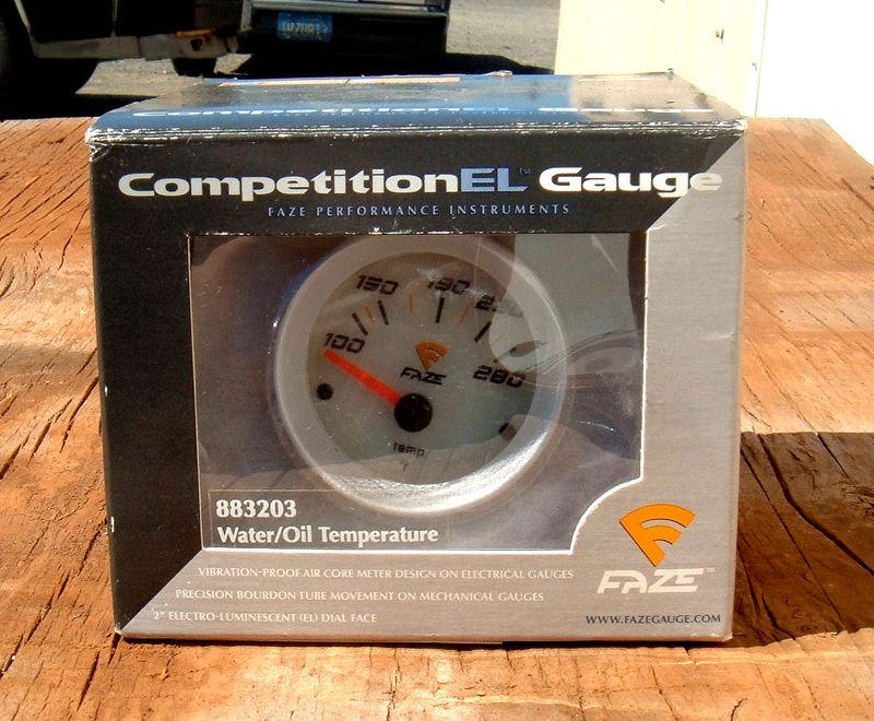 Faze 2" water/oil temperature gauge - 883203