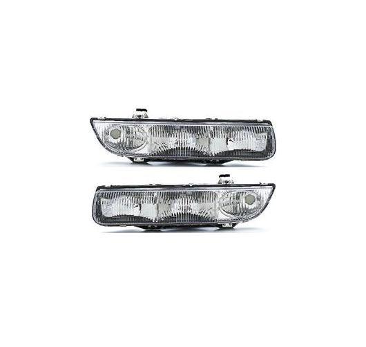 96-99 saturn s series sedan or wagon headlights headlamps pair set left & right