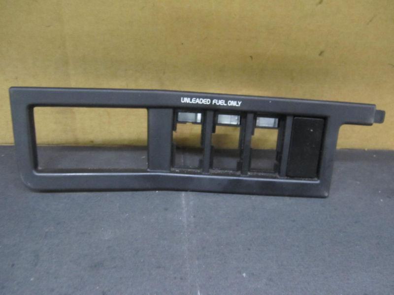 Volvo 760 1989 89 dash panel dash bezel w/ insert black