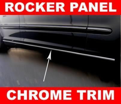 Porsche 911/ 996 997 boxster chrome rocker panel trim molding