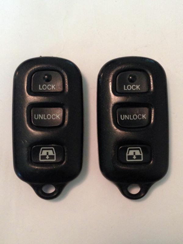 Hyq12ban  lot of 2  *rear window button*  toyota remote fob 2 remotes total    