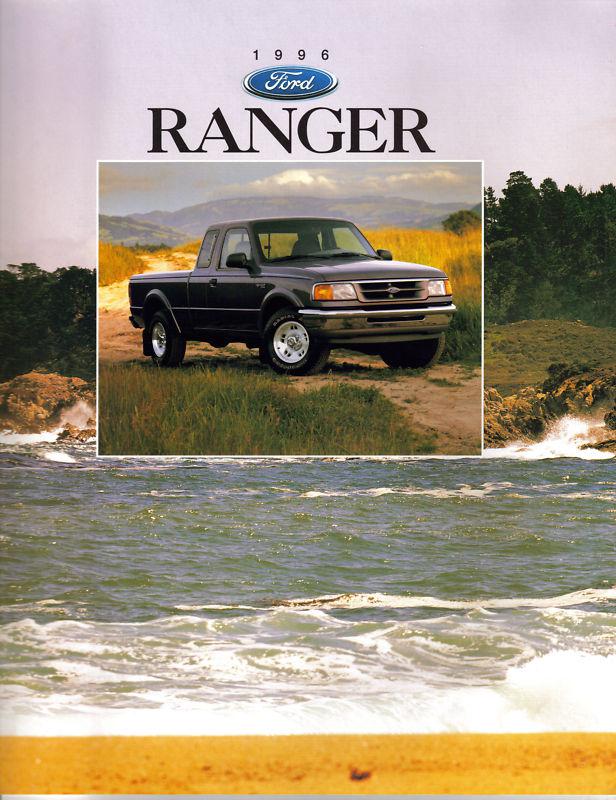 1996 ford ranger pickup sales brochure folder original excellent condition b25