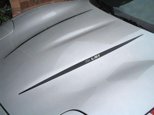 Corvette c5 black ls-1 hood decal kit