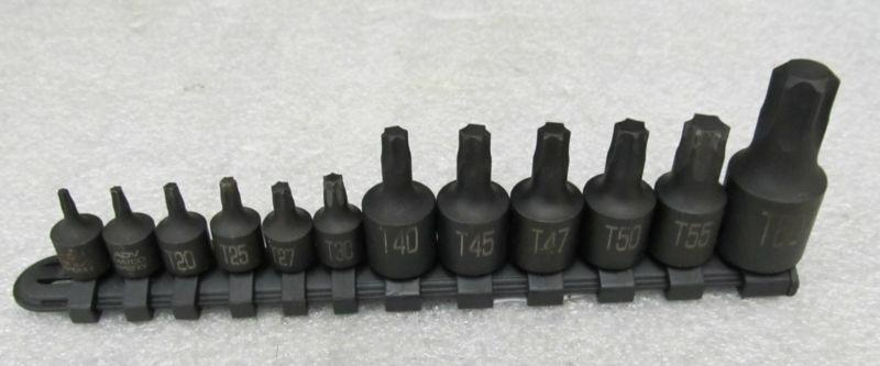 Matco tools 3/8" 1/4"  dr 12pc torx socket driver set used very little 