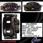 Centric parts 141.66044 front left rebuilt caliper with hardware