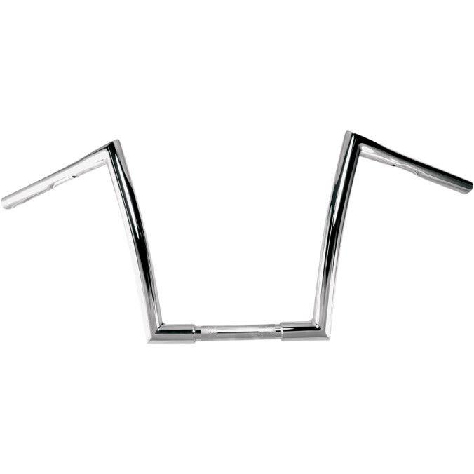 Todd's cycle 0601-1460 1-1/4" strip bars 10" rise chrome harley fltr, flhr, flst