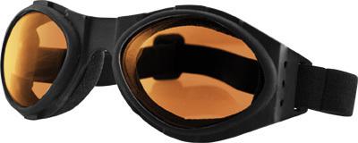 Bobster sunglasses bugeye black w/amber lens ba001a