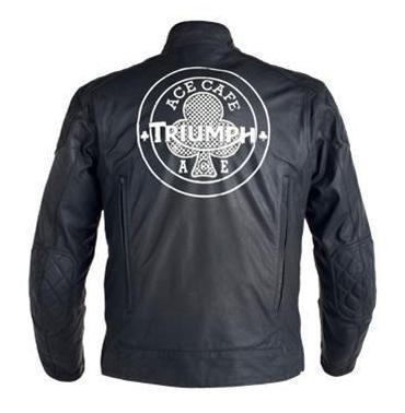 Triumph ace cafe leather jacket size small mlca12011-s - new