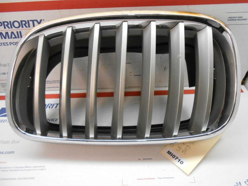 07 oem bmw x5 left grille kidney insert 51137171395 mi0710