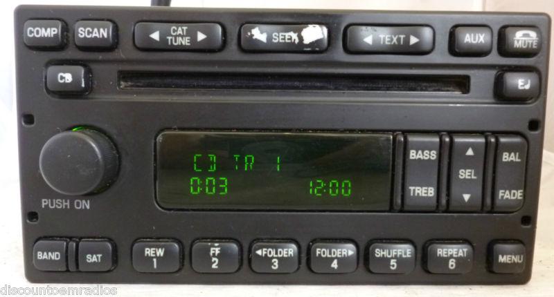 05-07 ford escape mariner van radio cd player 6l8t-18c869-ac *