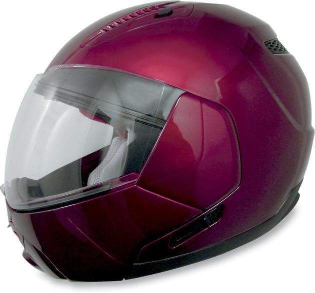 Afx fx-140 modular motorcycle helmet wine red xs/x-small