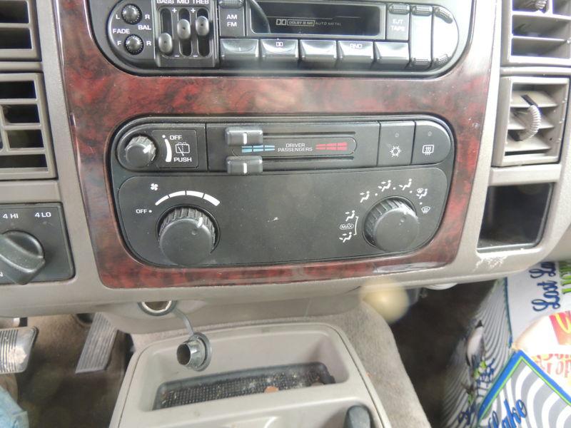 01 durango temperature control front control w/o aux heat and ac