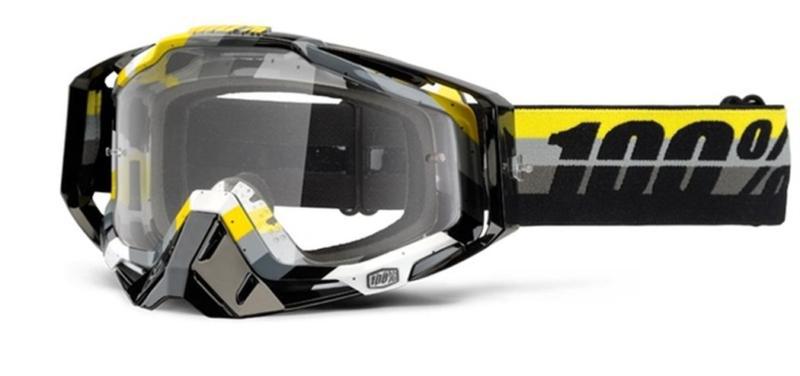 New 100% racecraft adult goggles, hyperion, with mirror blue lens