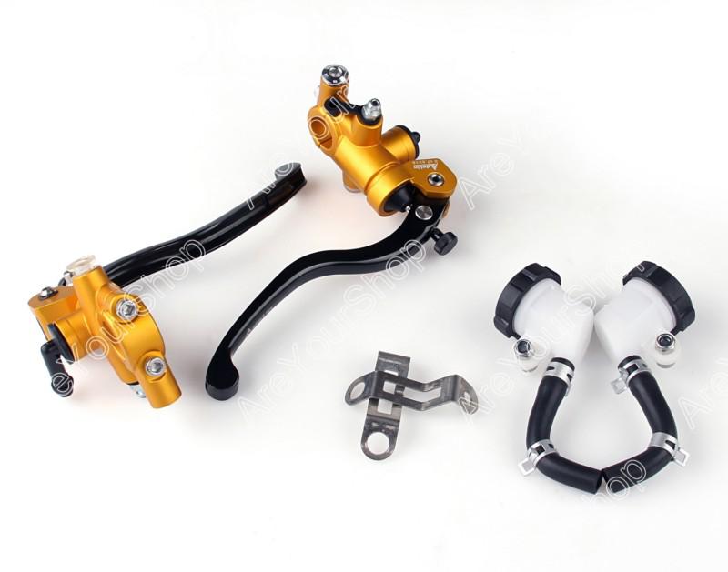 Universal standard 7/8" (22mm) moto front master cylinder brake clutch levers go